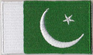 Pakistan Country Flag Embroidered Patch - 6 x 3.5cm - MadAboutBadges